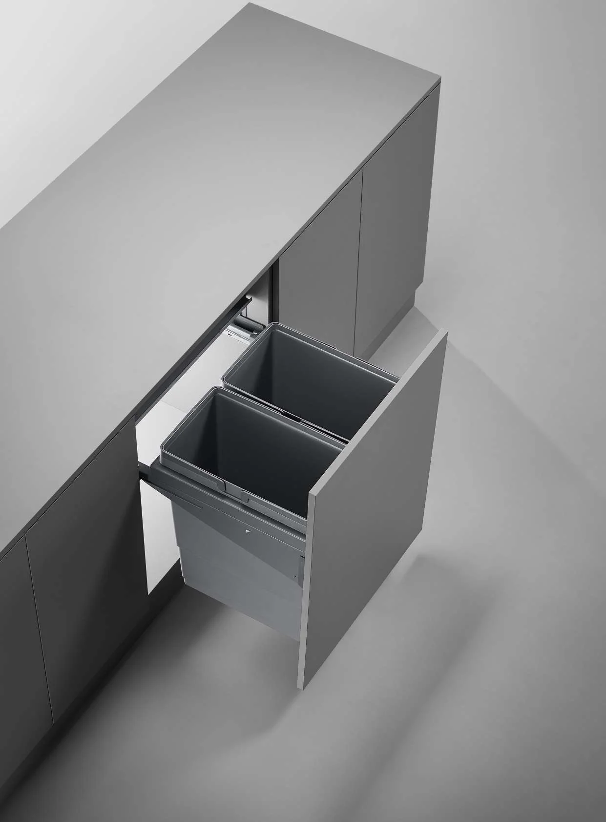 Baord-Type Storage Bins (steel cover)