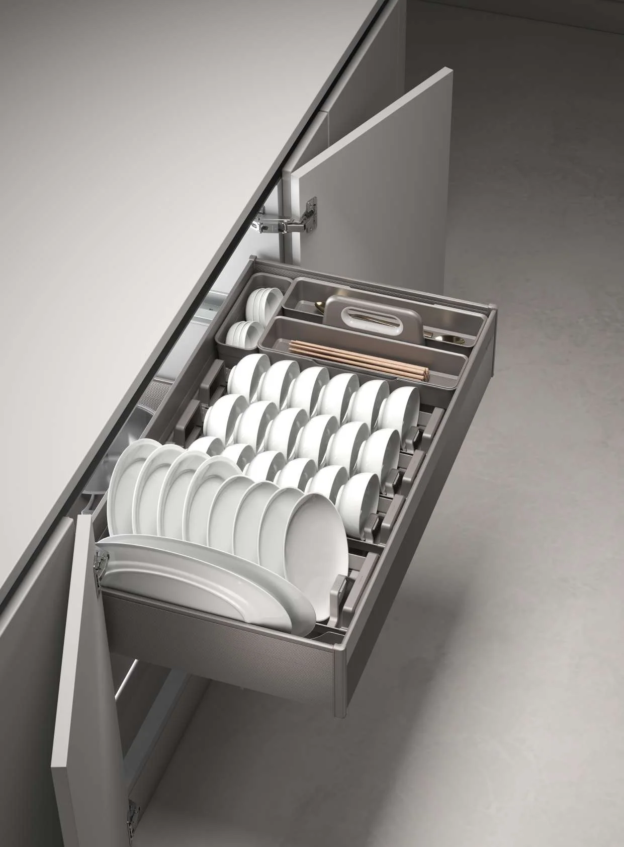 Mona Four-Sides Basket – w/ Dish Rack