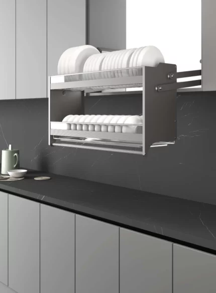 Mona Lift Basket Wire Stainless Steel Dish Rack
